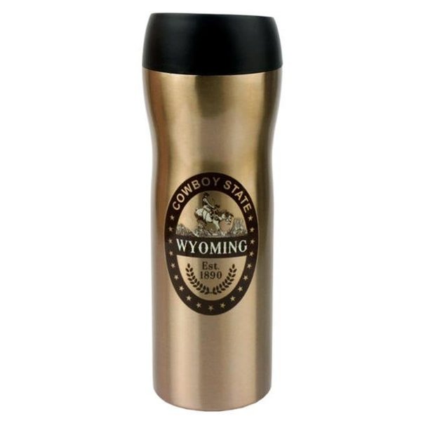 Americaware Americaware TVWYO1BR 18 oz Wyoming Vacuum Tumbler - Brown TVWYO1BR